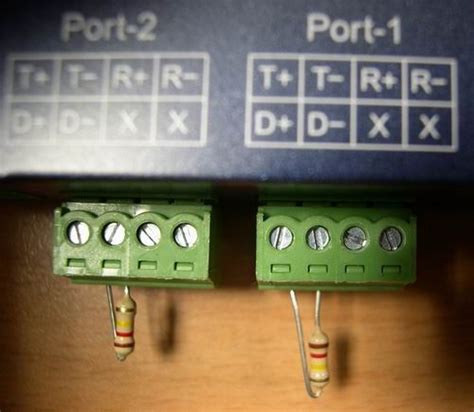 termination resistors rs 485